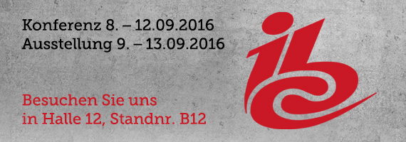 P+S Technik besuchen Sie uns IBC 2016 Stand 12.B12 in Amsterdam